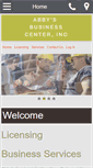 Mobile Screenshot of abbysbusinesscenter.com